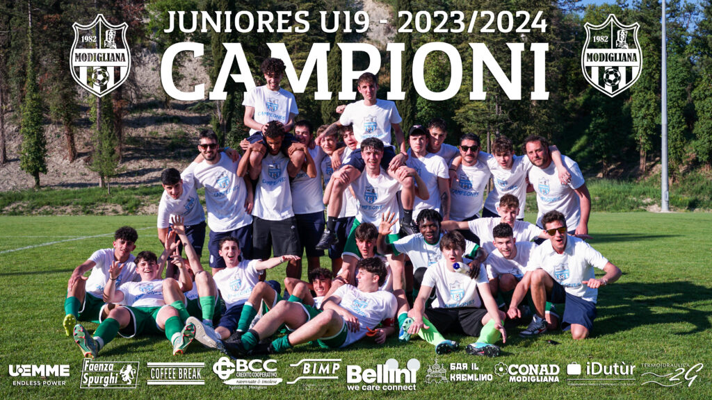 JUNIORES U19 PROVINCIALE CAMPIONE